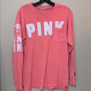 PINK Victoria’s Secret hot pink long sleeve